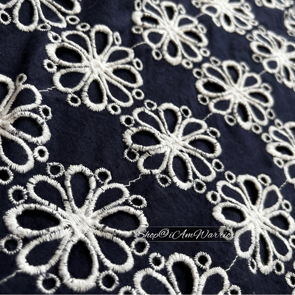 Boden sleeveless navy floral embroidered top *shop@iamwarrior - Picture 4 of 10